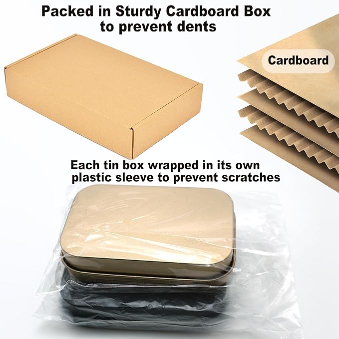 Small Metal Box With Lid-Cookie Tins Metal Tins With Lids Lens Wipes Storage Container Mini Portable Box,Empty Hinged Tin,For Organize Mint Candy Jar,Sewing Tools,DIY Gift Boxes(Silvery, 20 Pcs)