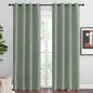 NICETOWN Sage Green Blackout Curtains 86" Long by NICETOWN