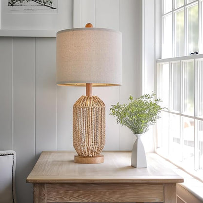OYEARS 21" Boho Table Lamps Set of 2 - Image 6