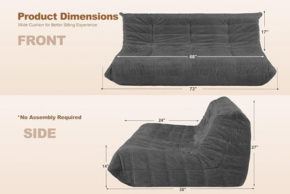 Bean Bag Chair, Giant Beanbag Chairs - Image 2