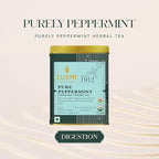 Luxmi Estates Purely Peppermint 25gm Tin | USDA Certified Organic Herbal Tea | Mint Tea Best for Night Time