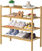 ROMGUAR CRAFT 4 Tier Bamboo Shoe Rack by ROMGUAR+CRAFT
