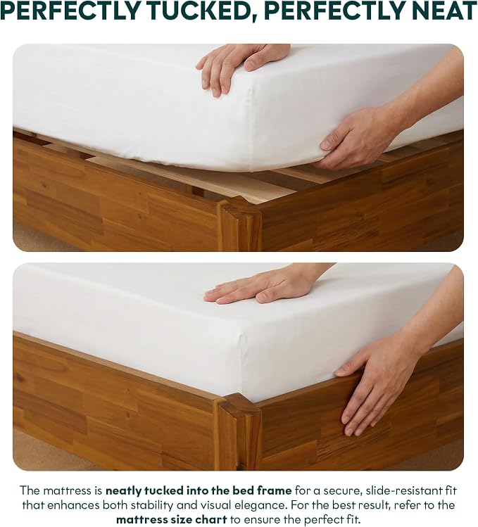 Bme Dinkee King Bed Frame Wood 15 Inch - Image 10