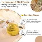 FullChea - Detox Tea Bags, 50 Teabags Liver Detox Tea, With Milk Thistle Seed, Dandelion Root, Licorice Root, Fennel, Turmeric, Peppermint - Liver Cleansing and Support