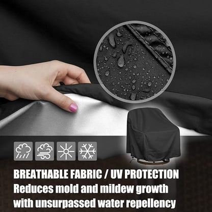 Outdoor Swivel Lounge Chair Cover, Waterproof Heavy Duty Outdoor Chair Covers - Image 4