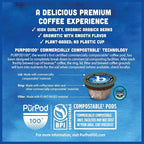 beaniac Organic Kickstarter Colombian, Medium Light Roast, Single Serve Compostable K Cup Coffee Pods, Organic Arabica Coffee, Keurig Brewer Compatible, 30 Count