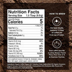 VitaCup Organic Genius Ground Keto Coffee, Increase Energy & Focus w/MCT Oil, Turmeric, B Vitamins, D3, USDA Organic Ground Coffee Medium Dark Roast, 100% Arabica Beans, 6 bags, 10 oz each