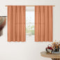 Short Terracotta 48 Inch Linen Curtains by LAMIT