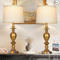 Cinkeda 28" Farmhouse Table Lamps Set of 2 by Cinkeda