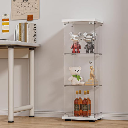 FANYUSHOW 3-Shelf Glass Display Cabinet - Image 3