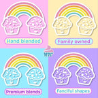 Manvscakes Sprinkles- Edible Cake and Cupcake Sprinkles with Assorted Shapes and Sizes, Purple Sprinkle Mix for Cookies, Ice Cream, Cake and Cupcake Decorating