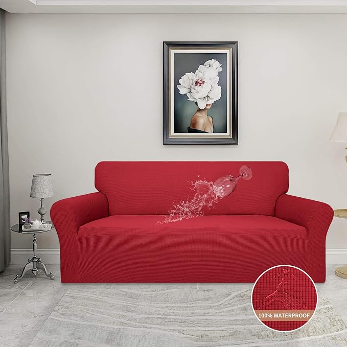 Easy-Going 100% Waterproof Couch Cover, 3 Cushion Couch Slipcover - Image 2