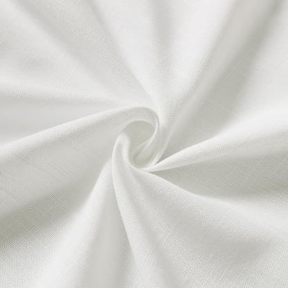 Off White Linen Curtains 63 inches Long - Image 6