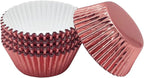 Standard Rose Gold Foil Cupcake Liners Muffin Baking Cups for Party and More, 100-Count