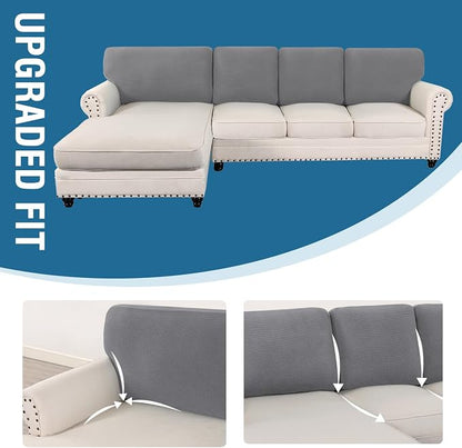 H.VERSAILTEX Backrest Cushion Covers Sectional Couch Back Cushion Covers - Image 7