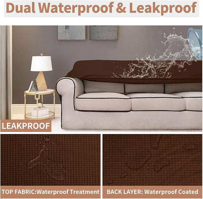 Easy-Going 100% Waterproof Couch Cover, 3 Cushion Oversized Sofa Cover | - Image 3