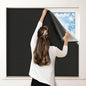 100% Blackout Curtains for Bedroom, Portable DIY Window Blinds, No Drill Window by Petaholic