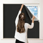100% Blackout Curtains for Bedroom, Portable DIY Window Blinds, No Drill Window by Petaholic