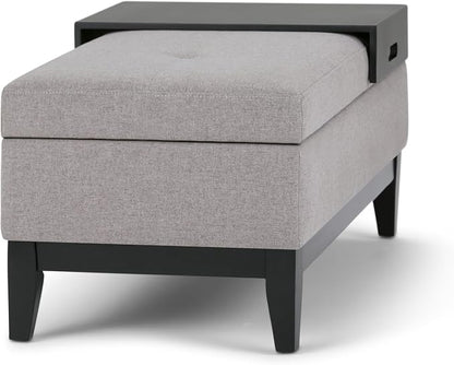 SIMPLIHOME Oregon Storage Ottoman Bench - Image 9