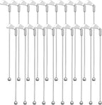 Hushee 20 Pcs Metal Golf Cocktail Stirrers Swizzle Stir Sticks 7.87 Inch Reusable Drink Stirrer Sticks Party Decorations Golf Party Clubhouse and Outing Decorations