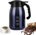 Starry Blue 71oz Thermal Stainless Steel Coffee Carafe - Keeps Hot Liquids, Press On Lid, Bpa Free