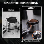 Espresso Accessories Kit 51mm, Coffee Tamper Set with Espresso Tamper, WDT Tool, Espresso Tamper Mat, Espresso Dosing Funnel, Puck Screen, Espresso Tools for 51mm Coffee Machine Accessories