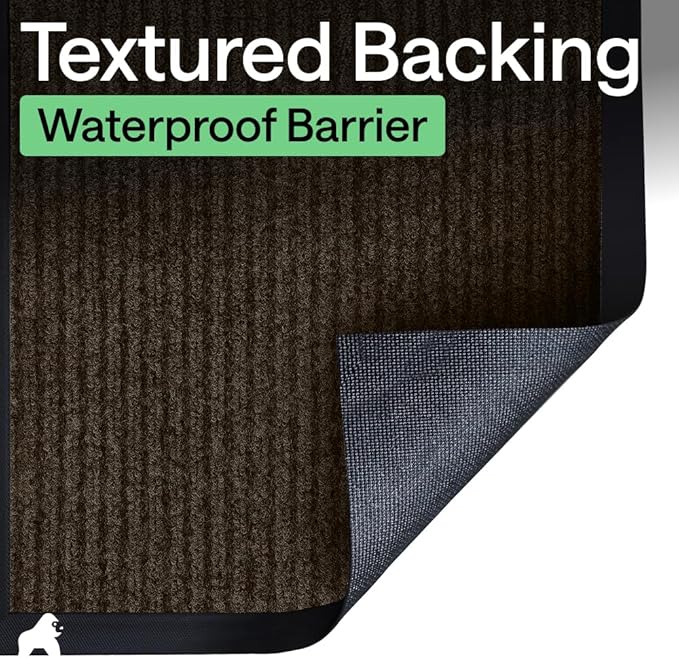 GORILLA GRIP Waterproof Traffic Guard Door Mat, Indoor Outdoor Heavy Duty - Image 6