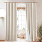 NICETOWN 100% Blackout Linen Curtains by NICETOWN