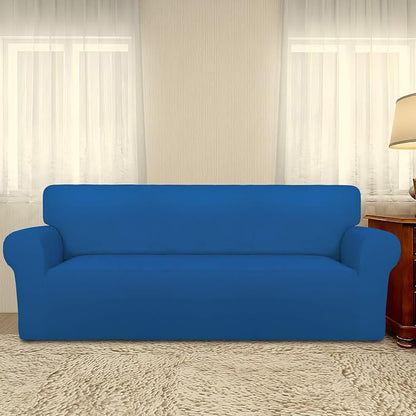 PureFit Stretch Couch Covers for Sofa Large Sofa Slipcovers Classic Blue | - Image 2