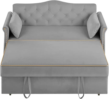 Auvsoce 57'' Convertible Sleeper Sofa Bed - Image 6