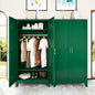71 "Metal Armoire Wardrobe Closet, Steel Clothing Storage Cabinet by erosoei