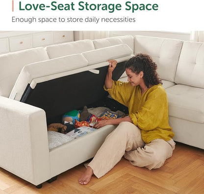 HONBAY Sleeper Sectional Sofa - Image 6