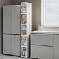 5-Tier Tall Narrow Storage Cabinet, Slim Bathroom Storage Cabinet by Lifelongpal