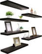 YYWUOJJ Wood Floating Shelves for Wall Decor, Rustic Wall Shelves for Bedroom by YYWUOJJ
