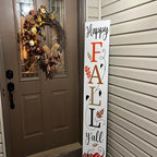 Fall Stencils for Painting on Wood Happy Fall Y’All Stencil Reusable Hey There Pumpkin Stencils for Porch Sign