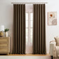 Brown Blackout Curtains 120 Inches Long 10 feet Tall, Extra Long Pinch Pleats by KEQIAOSUOCAI