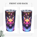 Bat Tumbler with Lid and Straw 20oz Coffee Tumblers Leakproof Stainless Steel Travel Mug Vacuum Insulated Cup for Iced and Hot