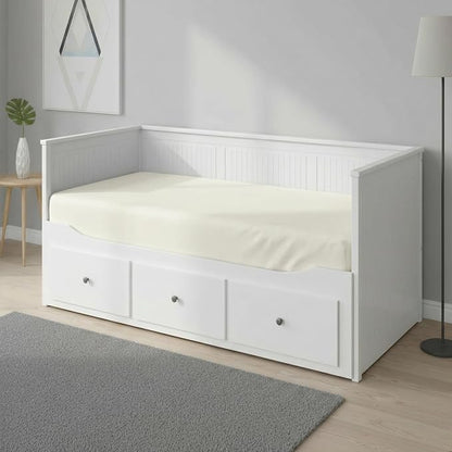 Stretchy Twin Fitted Sheet for 4 Inch Low Profile Mattress - Image 4
