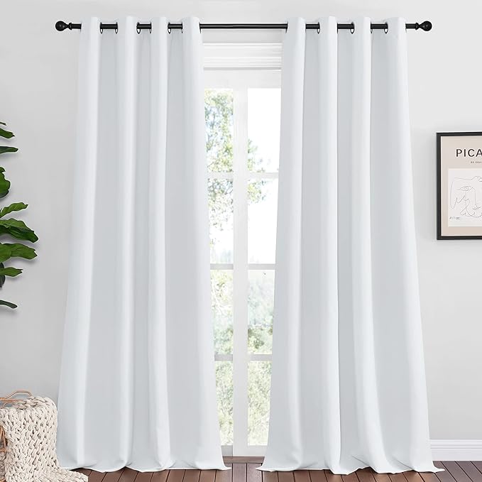 NICETOWN Bedroom Blackout Curtains Panels, 1 Pair, 55 inches by 94 Inch by NICETOWN