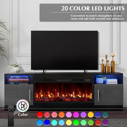 LEMBERI Fireplace tv Stand - Image 5