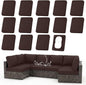 Waterproof Outdoor Cushion Covers, Stretch Patio Slipcovers | UV Resistant by hyha