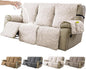 100% Waterproof Recliner Sofa Covers 3 Seater, 6-Piece Split Non-Slip Reclining by YUEANG