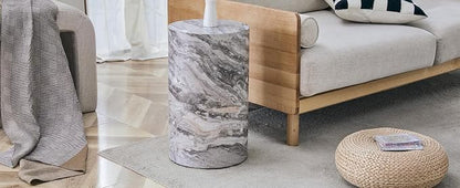 12'' Luxury Cylinder Side Table - Image 8
