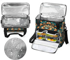 mandala flower beautiful Coffee Maker Carring Bag Travel Carrying Storage Tote Bag Compatible with Keurig K-Mini or K-Mini Plus Portable Single Serve Coffee Brewer Case with Pockets for K-cup Pods