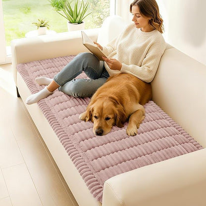 Couch Cover for Dogs, Washable Non Slip Plush Flannel Sofa Protector | Thick - Image 2