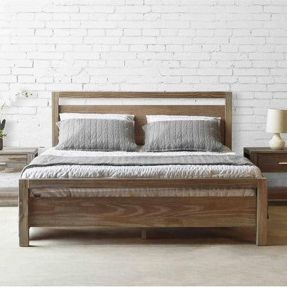 Grain Wood Furniture Loft Queen Size Solid Wood Bed - Image 2