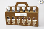 Premium Coffee Syrup Gift - Set 6 x 75ml Assorted Flavoured Syrup For Coffee Including Vanilla Caramel Toffee Hazelnut Amaretto Peppermint Coffee Lover Gift sets