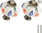 Ivory Pumpkin Knobs 12 Pack Ceramic Cabinet Knobs Vintage Drawer Pulls by Zernmiarder