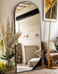 Antok 64" x21” Arched Full Length Floor Mirror, Free Standing/Wall Mount/Leaning by AntokMirror