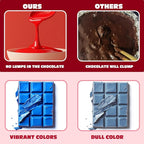 Oil Based Food Coloring - 15 Vibrant Rainbow Colors Edible Oil Food Dye Set, Flavorless Concentrated Oil Based Food Coloring for Chocolate, Baking, Cake Decorating, Candy Melts, Cookies, Frosting - 0.25 Fl. Oz